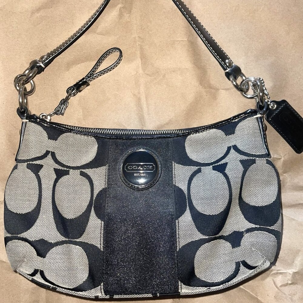 COACH Authentic Signature Jacquard Bag F17439
